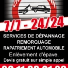 Services de dpannage remorquage